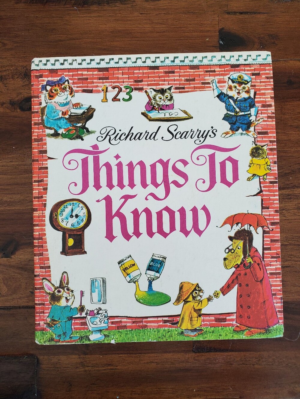 Richard Scarry's Things To Know -Children's Book